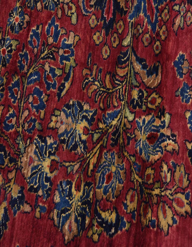 Detail image of  11' 9 x 19'  Hand Knotted Sarough Persian Wool Rug