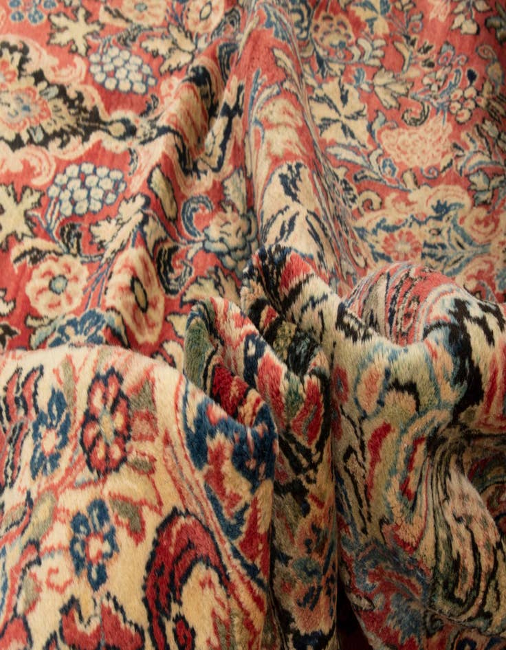 Detail image of  9' x 12' 1  Hand Knotted Sarough Persian Wool Rug
