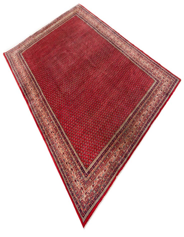 Detail image of  7' 11 x 11' 5  Hand Knotted Sarough Persian Wool Rug