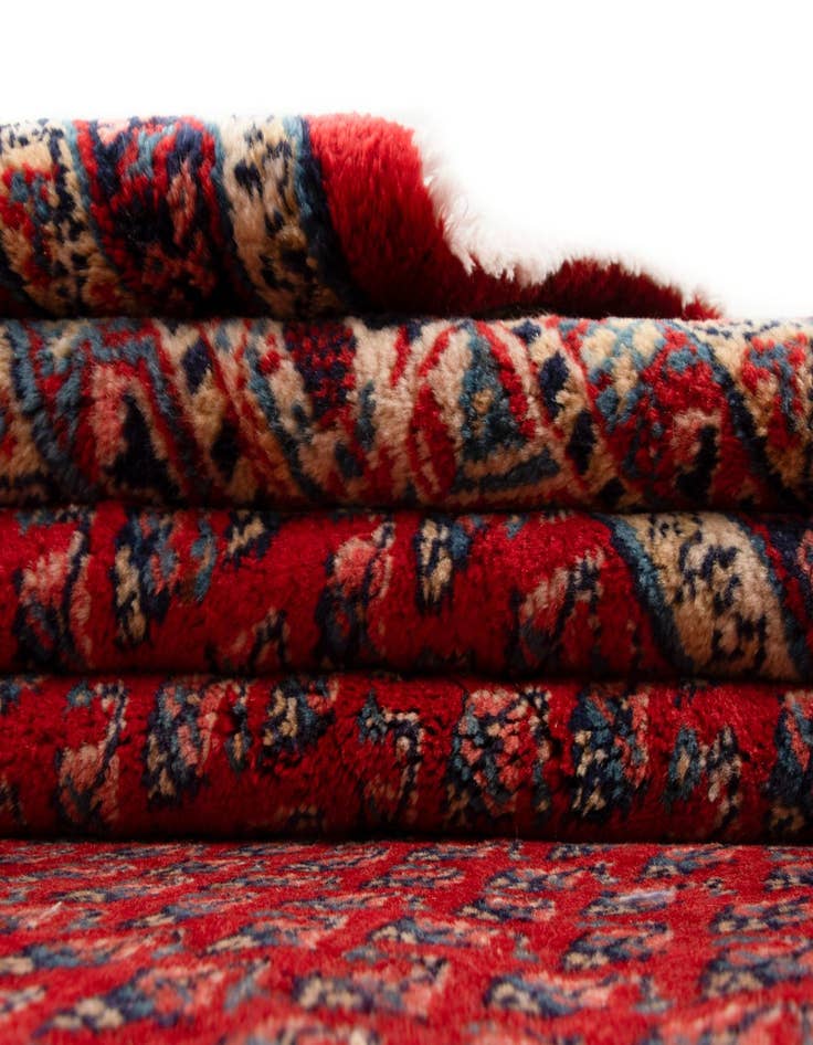 Detail image of  7' 11 x 11' 5  Hand Knotted Sarough Persian Wool Rug