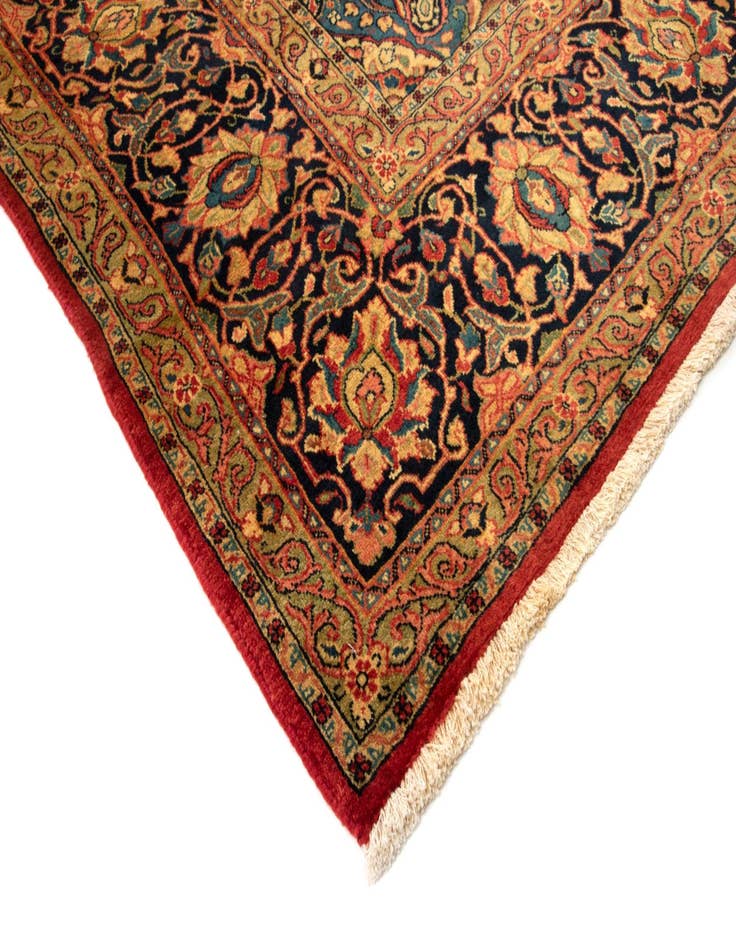 Detail image of  8' 10 x 12'  Hand Knotted Sarough Persian Wool Rug