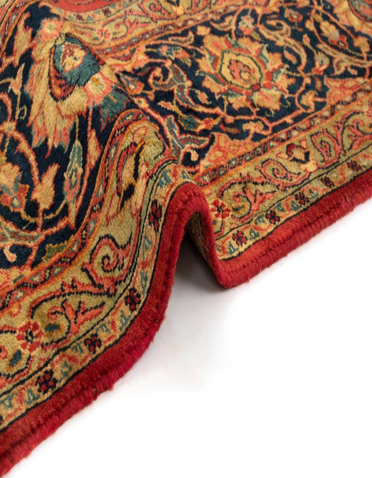 Detail image of  8' 10 x 12'  Hand Knotted Sarough Persian Wool Rug