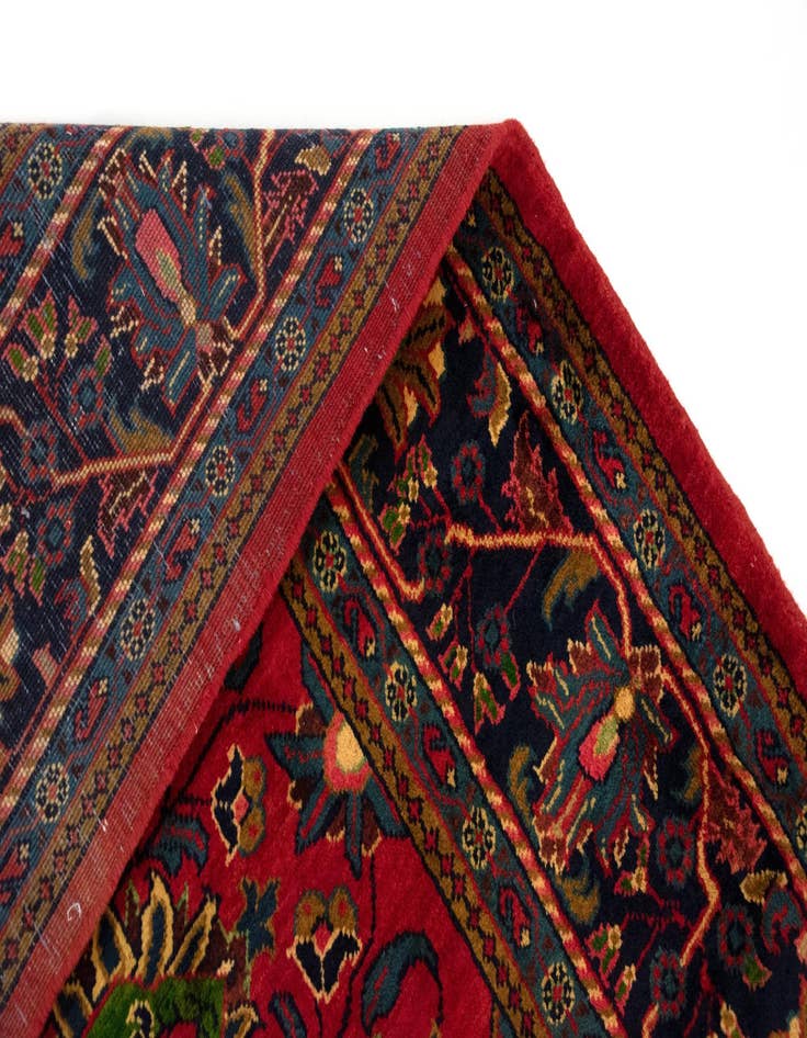 Detail image of  7' 10 x 11' 1  Hand Knotted Sarough Persian Wool Rug