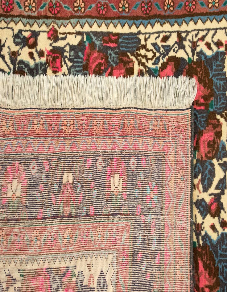 Detail image of  6' 4 x 9' 7  Hand Knotted Sarough Persian Wool Rug