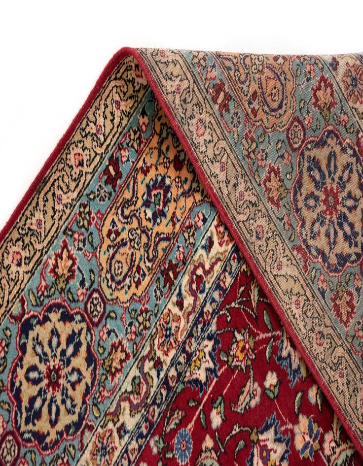 Detail image of  8' 11 x 15' 4  Hand Knotted Sarough Persian Wool Rug