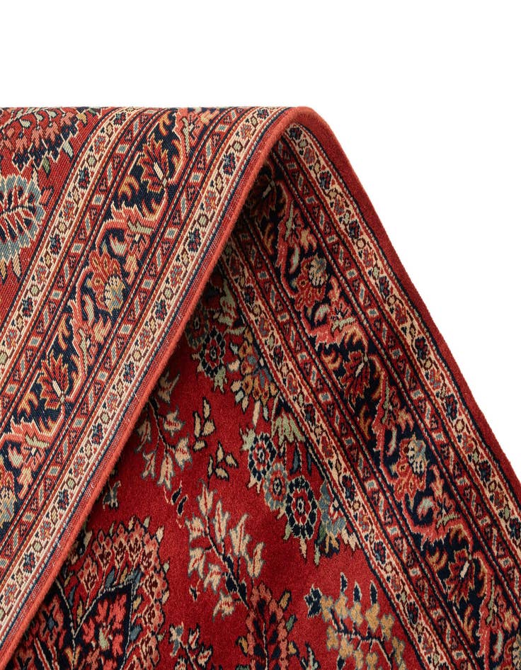 Detail image of  4' 3 x 6' 2  Hand Knotted Sarough Wool Rug