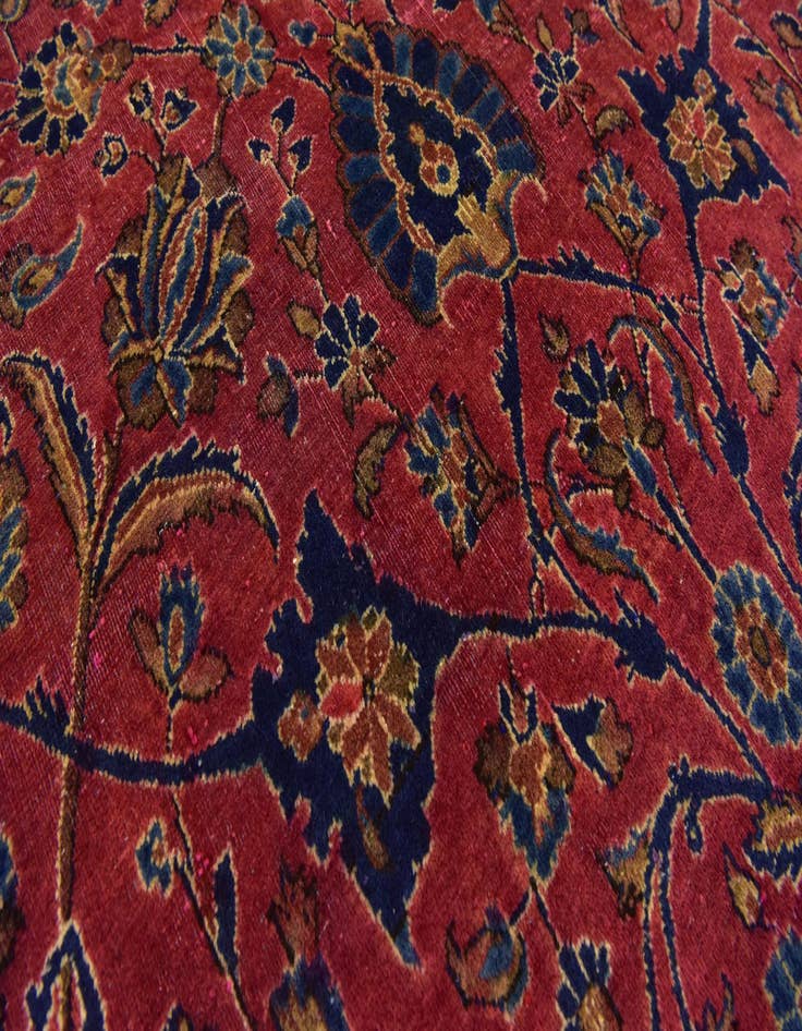 Detail image of  8' 9 x 11'  Hand Knotted Sarough Persian Wool Rug