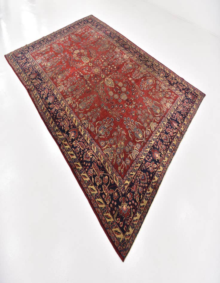 Detail image of  8' 6 x 11' 9  Hand Knotted Sarough Persian Wool Rug