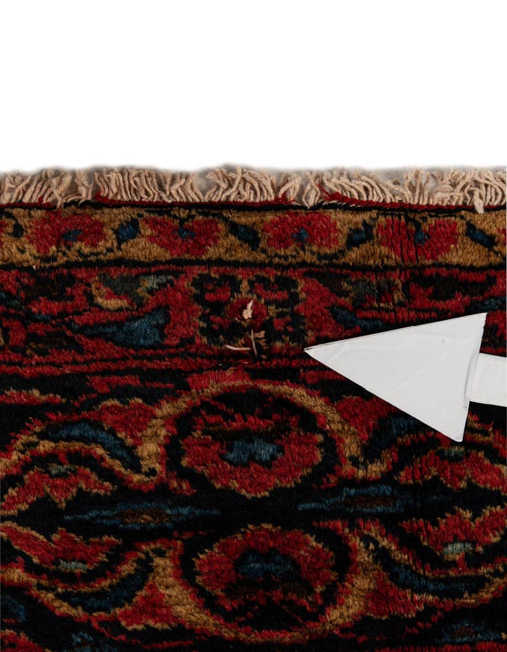 Detail image of  8' 8 x 11' 8  Hand Knotted Sarough Persian Wool Rug