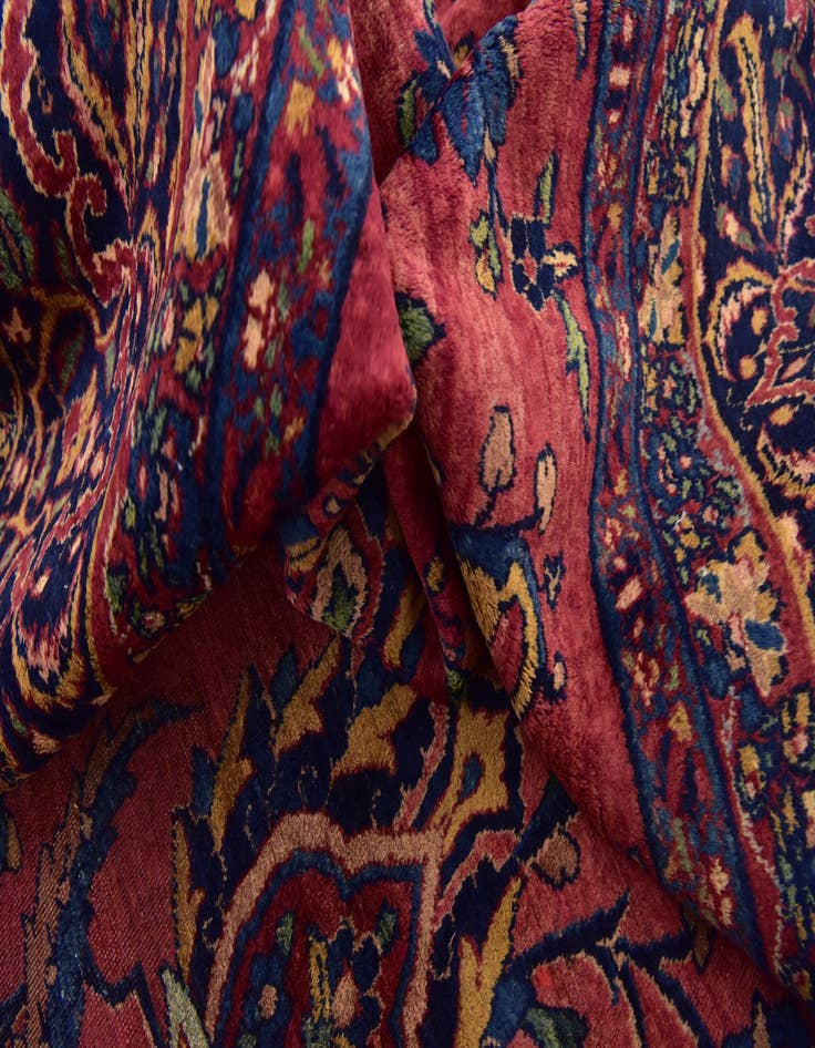 Detail image of  8' 8 x 12' 9  Hand Knotted Sarough Persian Wool Rug