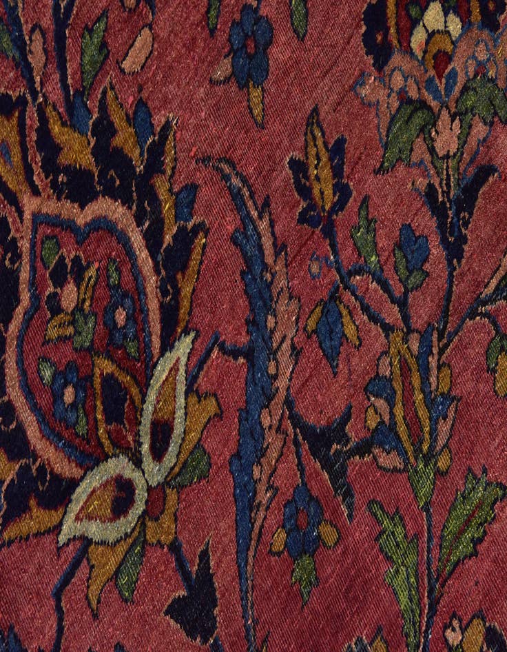 Detail image of  8' 8 x 12' 9  Hand Knotted Sarough Persian Wool Rug