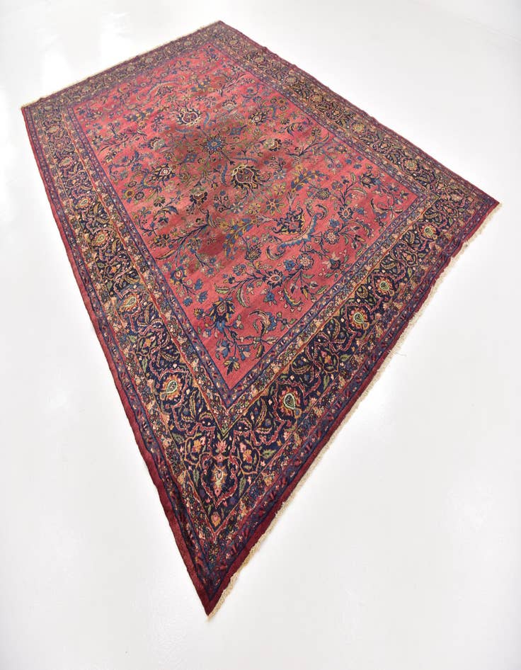 Detail image of  8' 8 x 12' 9  Hand Knotted Sarough Persian Wool Rug