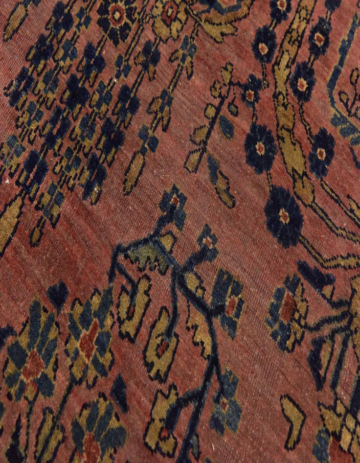 Detail image of  8' 10 x 12'  Hand Knotted Sarough Persian Wool Rug