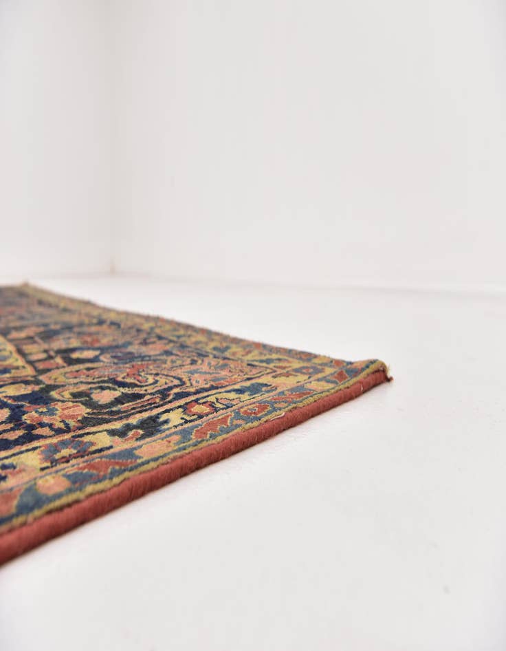 Detail image of  8' 10 x 12'  Hand Knotted Sarough Persian Wool Rug