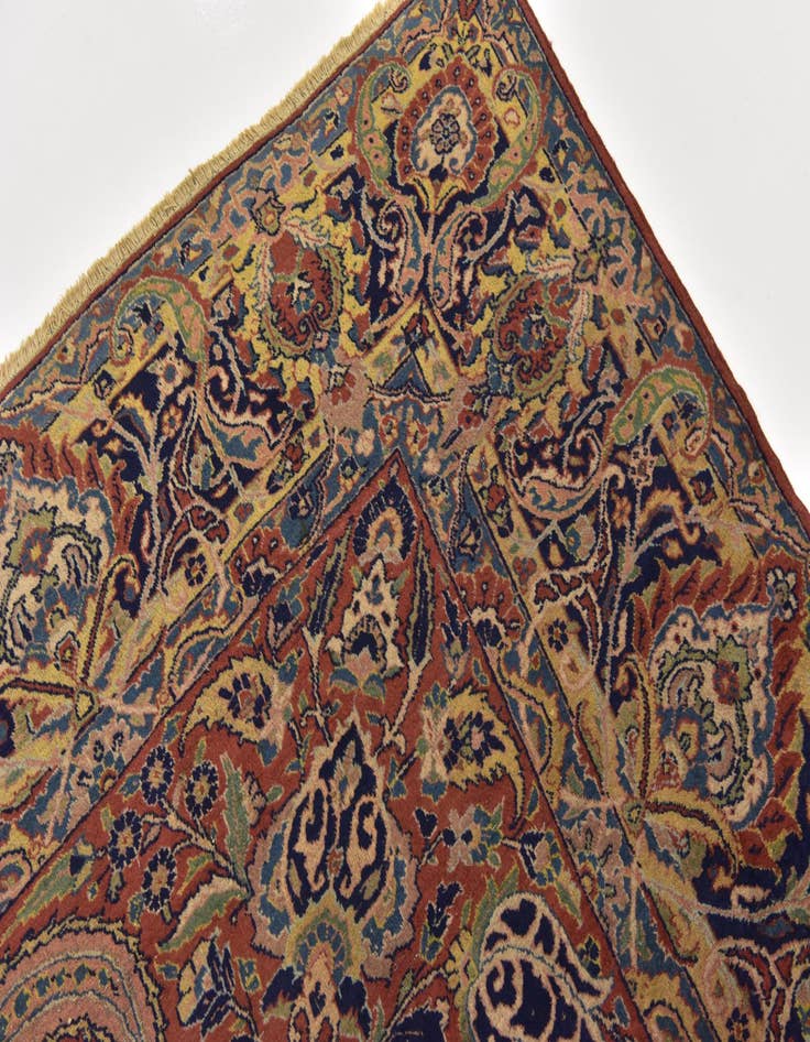 Detail image of  9' 3 x 11' 6  Hand Knotted Sarough Persian Wool Rug