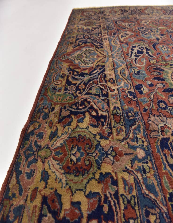 Detail image of  9' 3 x 11' 6  Hand Knotted Sarough Persian Wool Rug