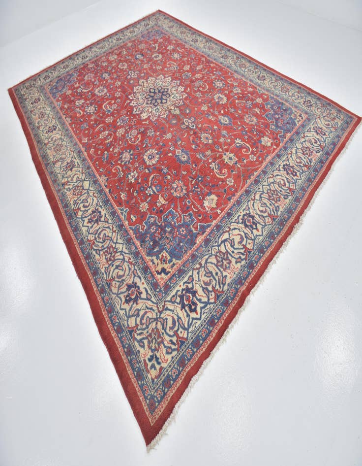 Detail image of  10' x 13' 4  Hand Knotted Sarough Persian Wool Rug