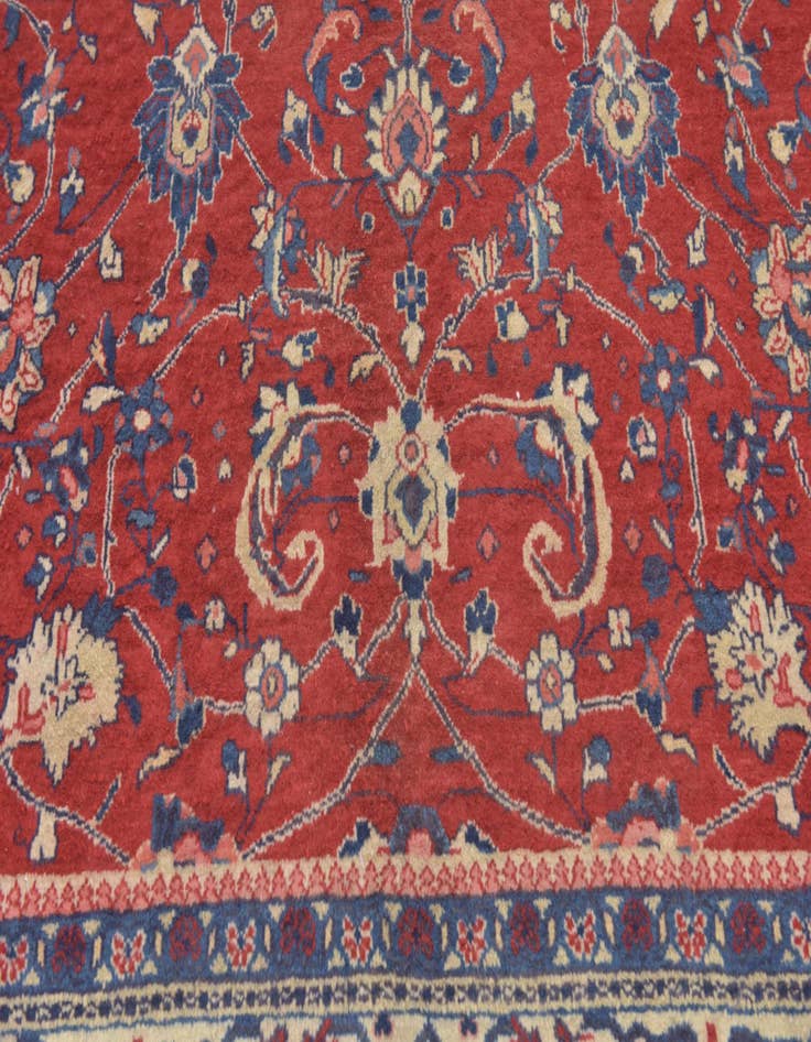 Detail image of  10' x 13' 4  Hand Knotted Sarough Persian Wool Rug