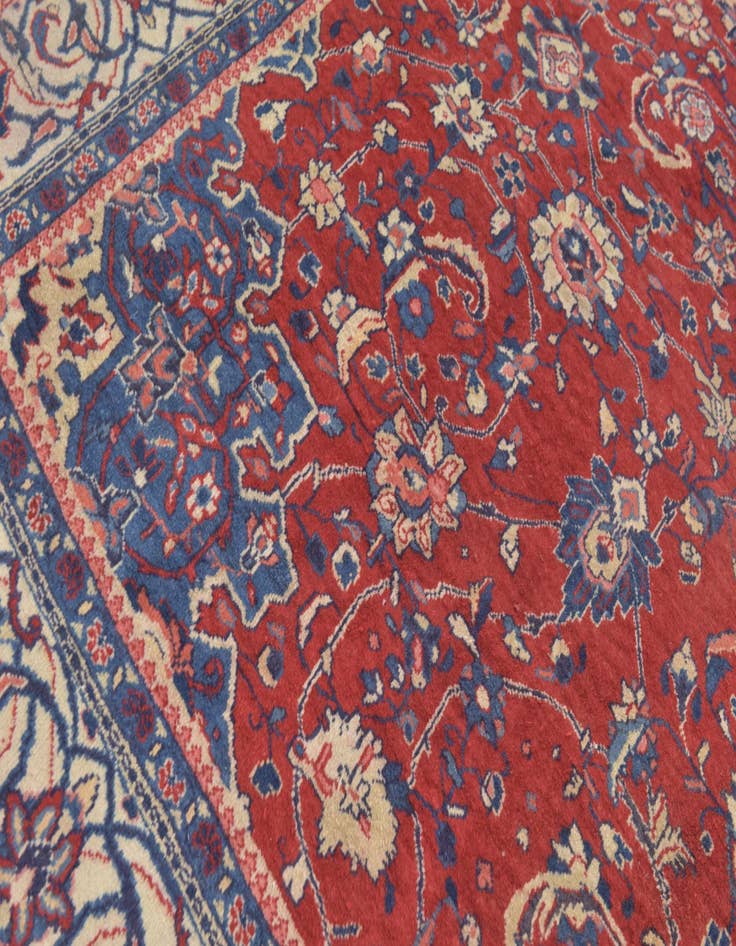 Detail image of  10' x 13' 4  Hand Knotted Sarough Persian Wool Rug