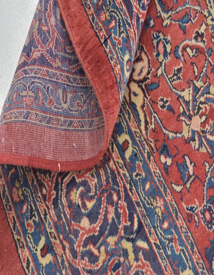 Detail image of  9' 8 x 13' 4  Hand Knotted Sarough Persian Wool Rug