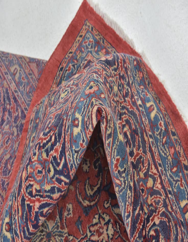 Detail image of  9' 8 x 13' 4  Hand Knotted Sarough Persian Wool Rug