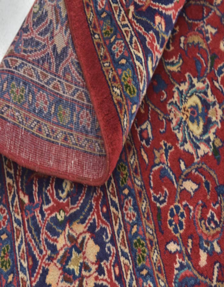 Detail image of  9' 8 x 13'  Hand Knotted Sarough Persian Wool Rug