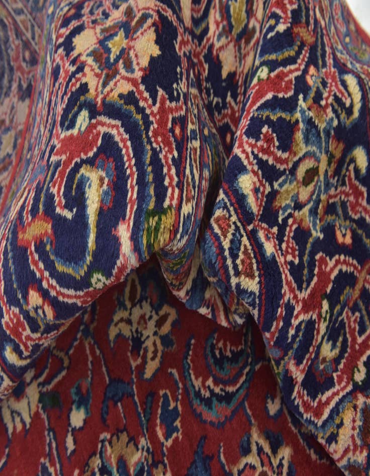 Detail image of  9' 8 x 13'  Hand Knotted Sarough Persian Wool Rug