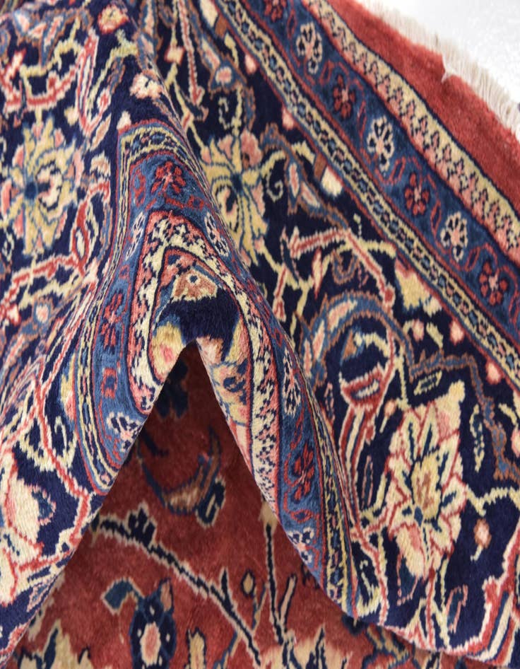 Detail image of  10' 3 x 14'  Hand Knotted Sarough Persian Wool Rug