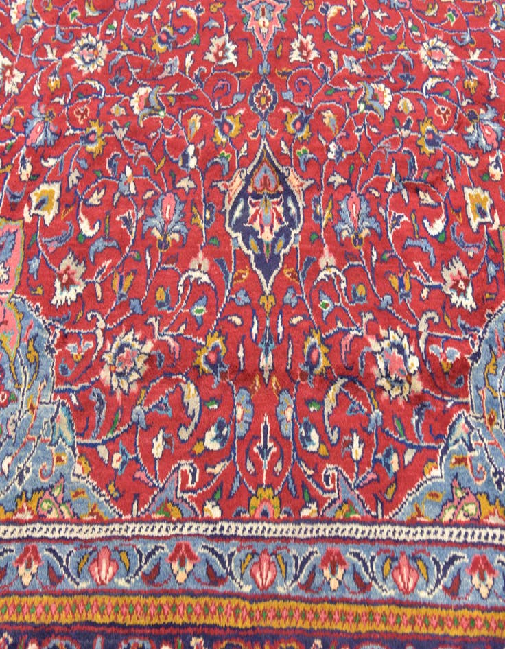 Detail image of  10' x 13' 3  Hand Knotted Sarough Persian Wool Rug