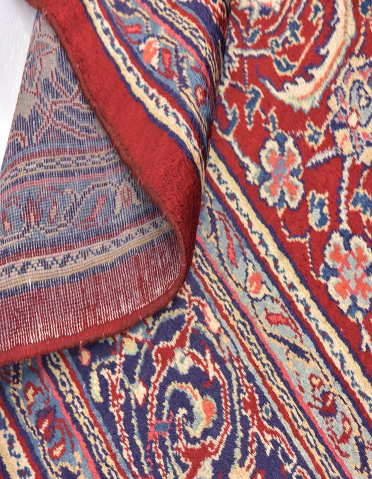 Detail image of  9' 7 x 13'  Hand Knotted Sarough Persian Wool Rug