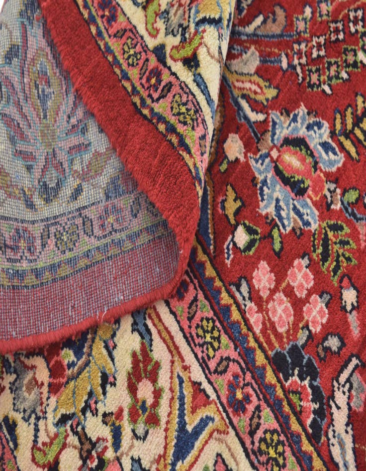 Detail image of  9' 8 x 12' 8  Hand Knotted Sarough Persian Wool Rug