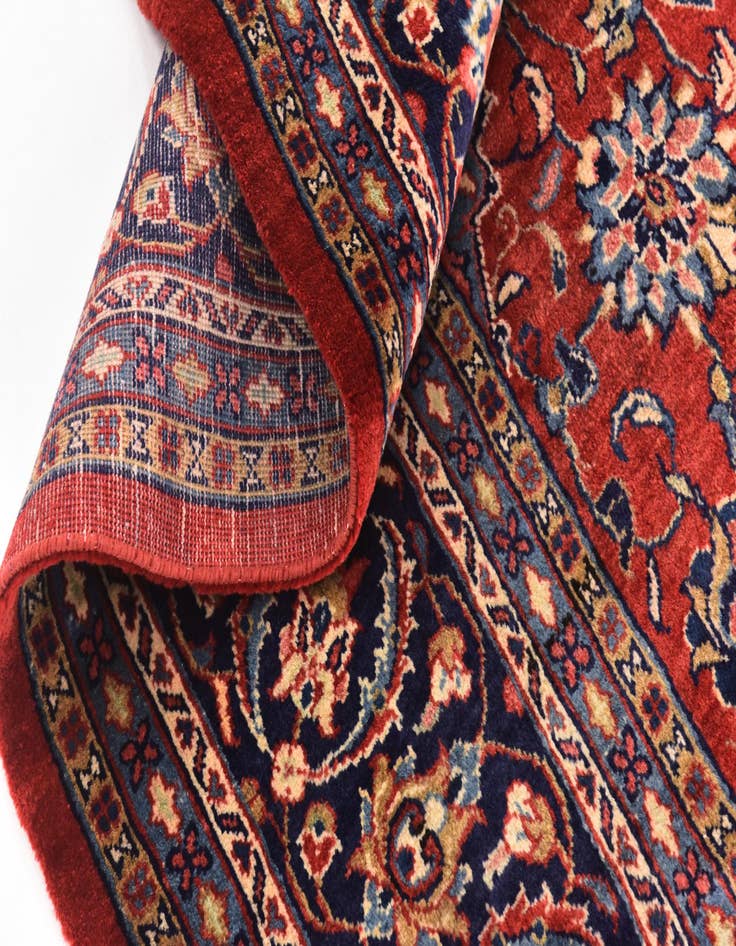 Detail image of  9' 9 x 13'  Hand Knotted Sarough Persian Wool Rug