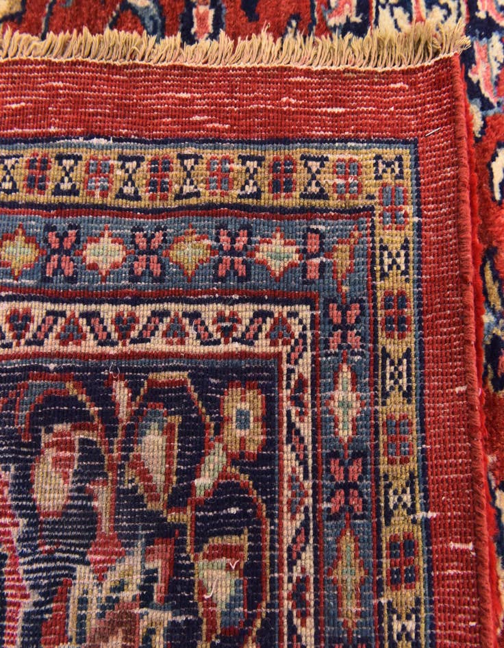 Detail image of  9' 9 x 13'  Hand Knotted Sarough Persian Wool Rug