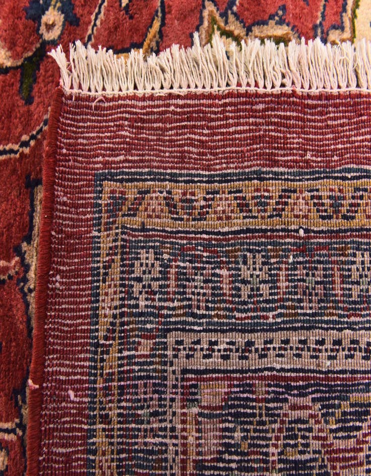 Detail image of  9' 10 x 13'  Hand Knotted Sarough Persian Wool Rug
