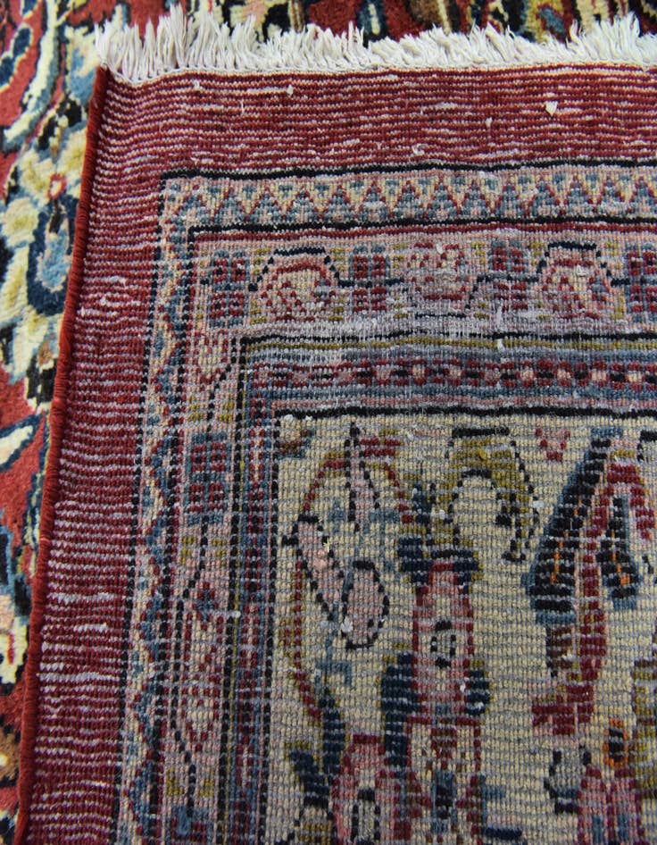 Detail image of  9' 9 x 13' 2  Hand Knotted Sarough Persian Wool Rug