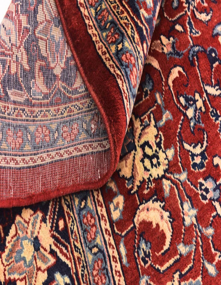 Detail image of  10' x 12' 10  Hand Knotted Sarough Persian Wool Rug