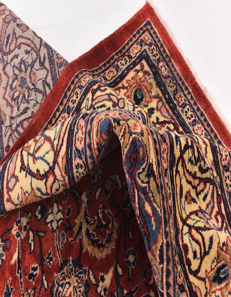 Detail image of  10' x 13' 5  Hand Knotted Sarough Persian Wool Rug