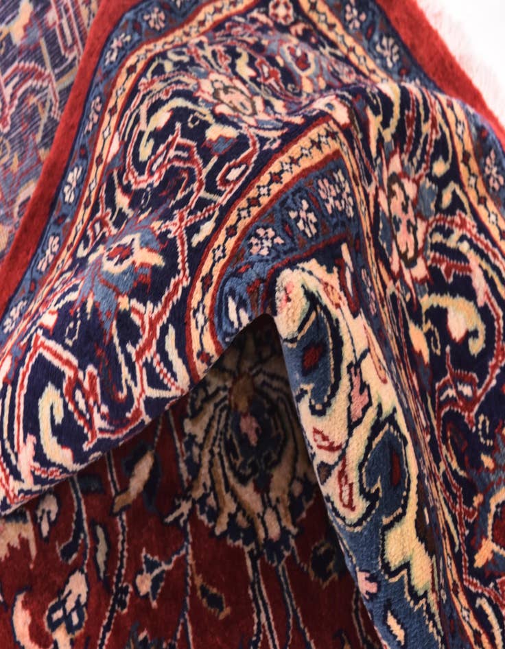 Detail image of  9' 6 x 13'  Hand Knotted Sarough Persian Wool Rug