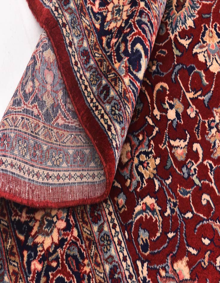 Detail image of  10' x 13' 2  Hand Knotted Sarough Persian Wool Rug