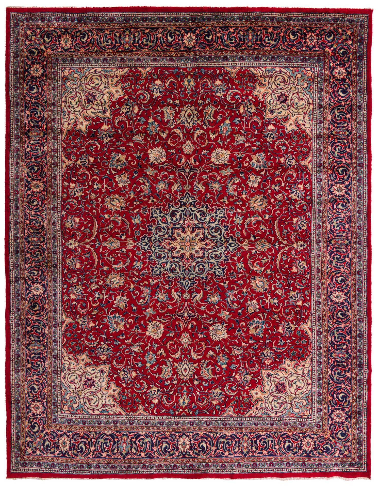 Primary image  10' x 13' 2  Hand Knotted Sarough Persian Wool Rug