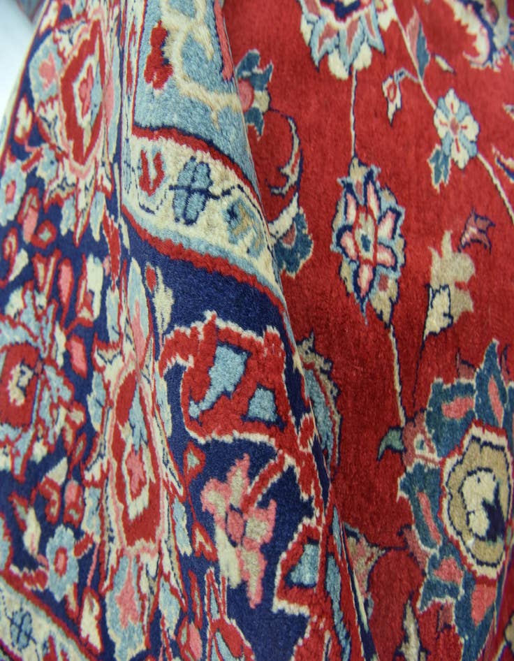 Detail image of  10' 4 x 12' 9  Hand Knotted Sarough Persian Wool Rug