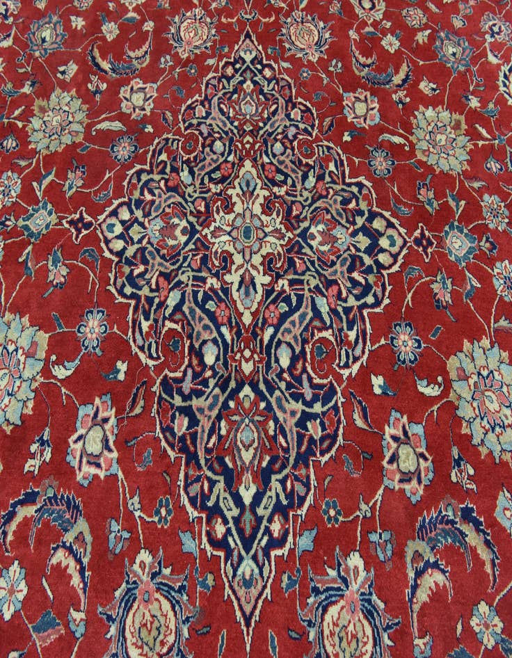Detail image of  10' 4 x 12' 9  Hand Knotted Sarough Persian Wool Rug