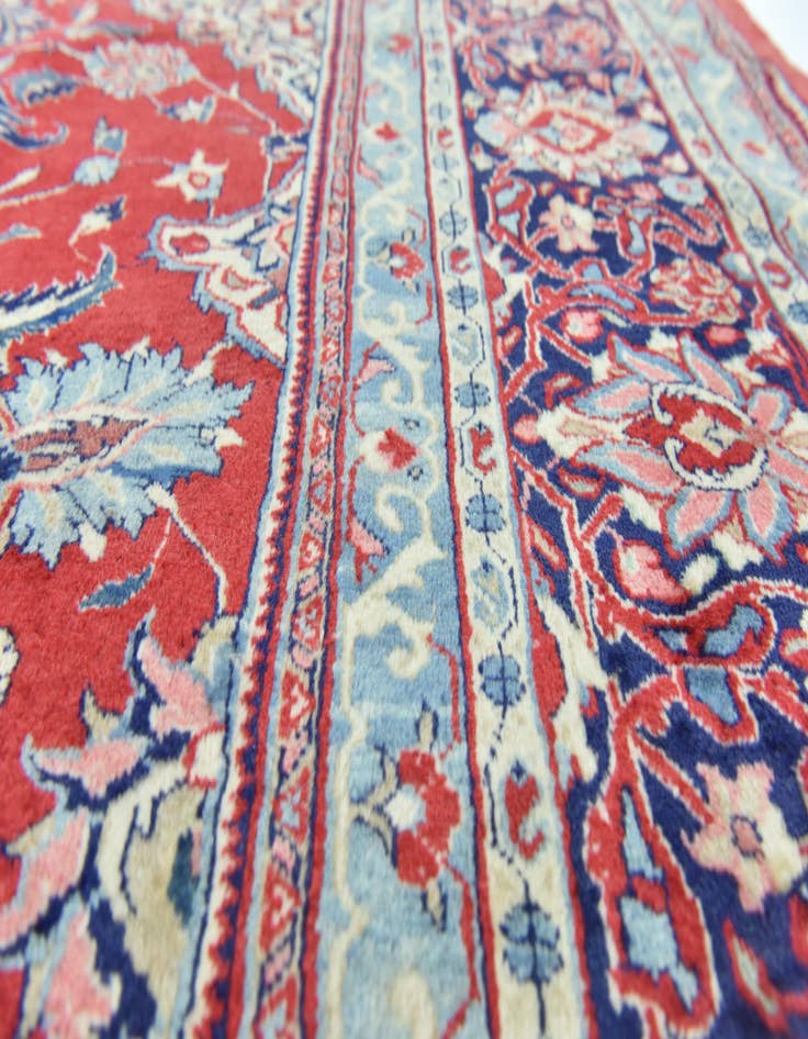 Detail image of  10' 4 x 12' 9  Hand Knotted Sarough Persian Wool Rug