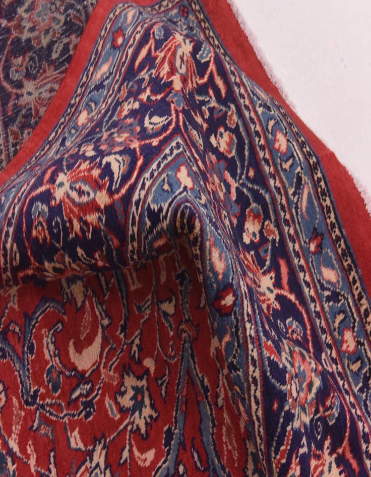 Detail image of  10' x 12' 7  Hand Knotted Sarough Persian Wool Rug