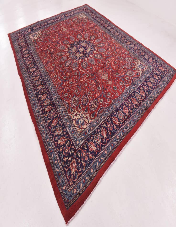 Detail image of  10' x 12' 7  Hand Knotted Sarough Persian Wool Rug