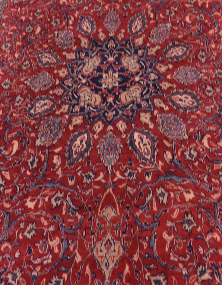 Detail image of  10' x 12' 7  Hand Knotted Sarough Persian Wool Rug