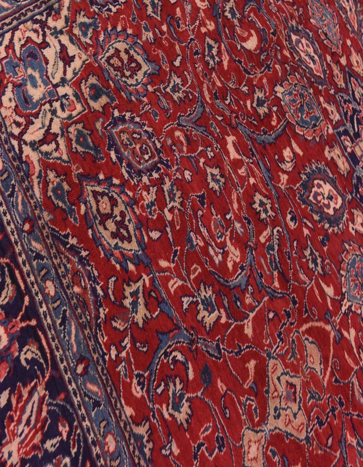 Detail image of  10' x 12' 7  Hand Knotted Sarough Persian Wool Rug