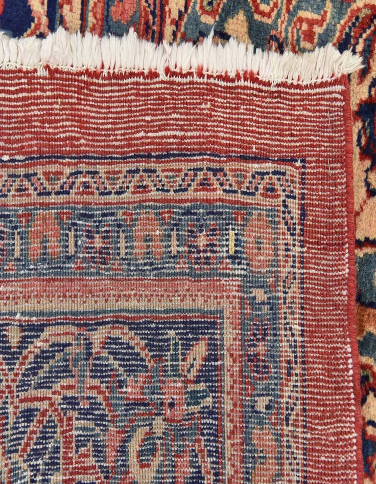Detail image of  9' 10 x 13'  Hand Knotted Sarough Persian Wool Rug
