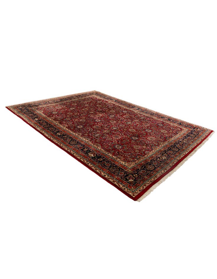 Detail image of  8' 3 x 11' 4  Hand Knotted Sarough Wool Rug