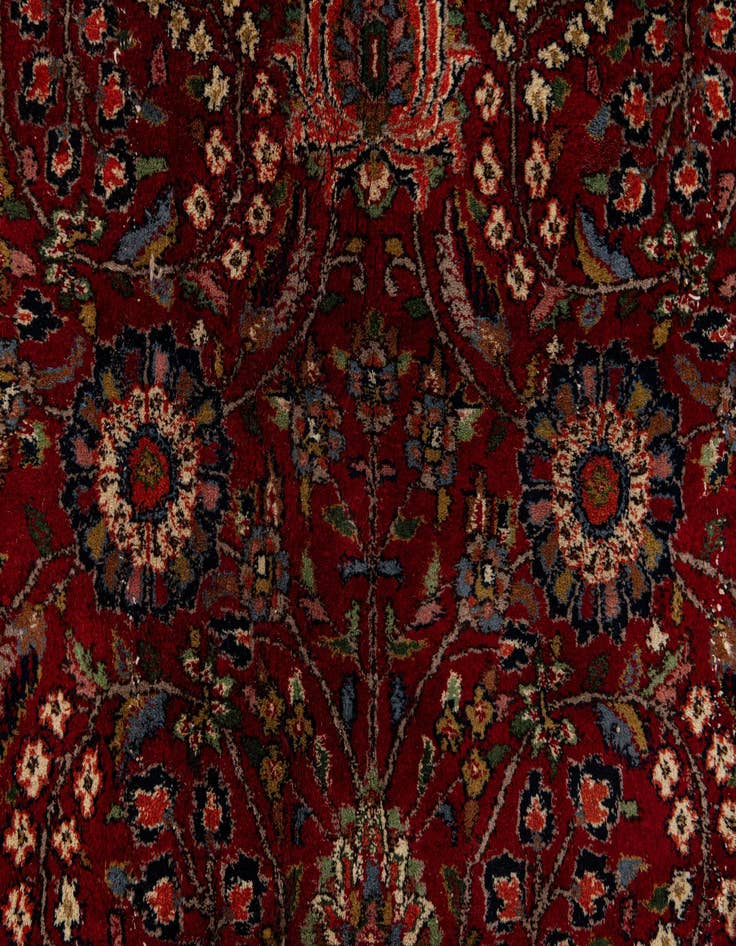 Detail image of  8' 3 x 11' 4  Hand Knotted Sarough Wool Rug